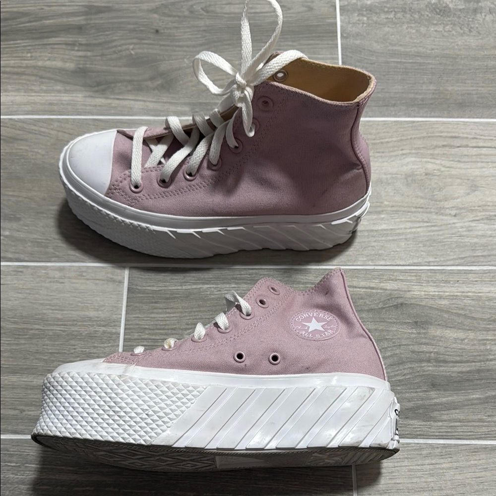 Converse Women's Pink High-Top Sneakers